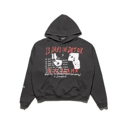 ERD 13 Days in Detox Hoodie Faded Black 1.webp
