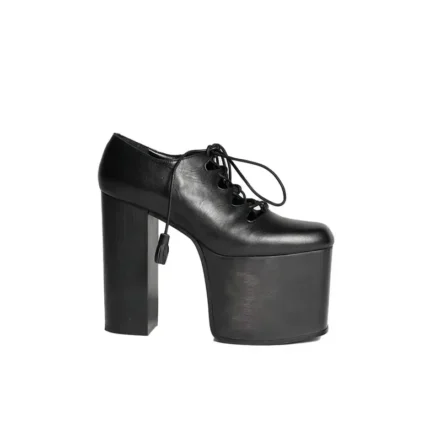 ERD Hollow Cross Lace up Platforms 4.webp