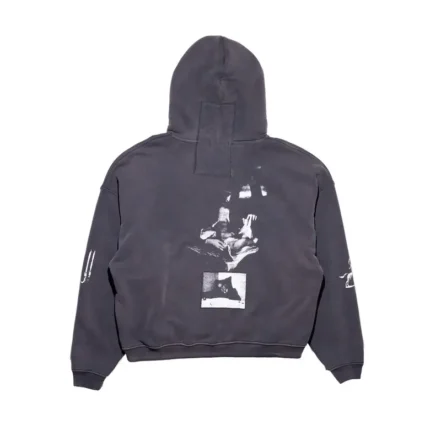ERD Lenins Nap Time Assemblage Zip Hoodie Washed Black 5.webp