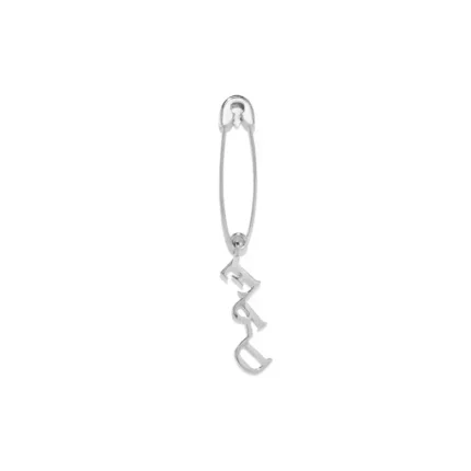 Erd Charm Safety PIN Earring 2.webp