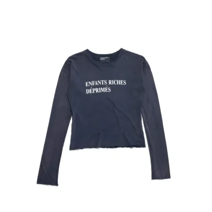 Erd Classic Logo Shrunken LS T Shirt 2.webp