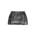 Erd Leather Side Buckle Mini Skirt 3.webp