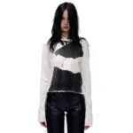 Erd Pray for Rain Shrunken LS T Shirt 2.webp