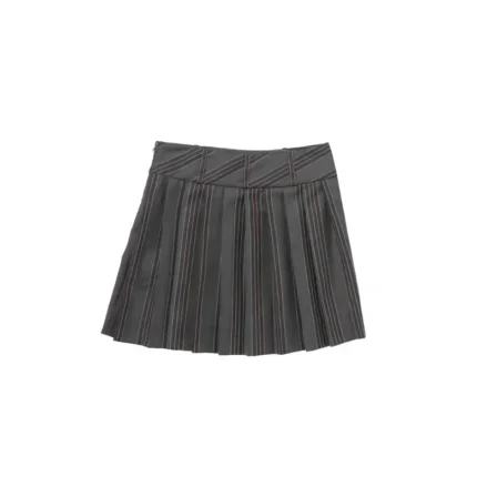 Erd Work for Love Mini Skirt Grey 4.webp